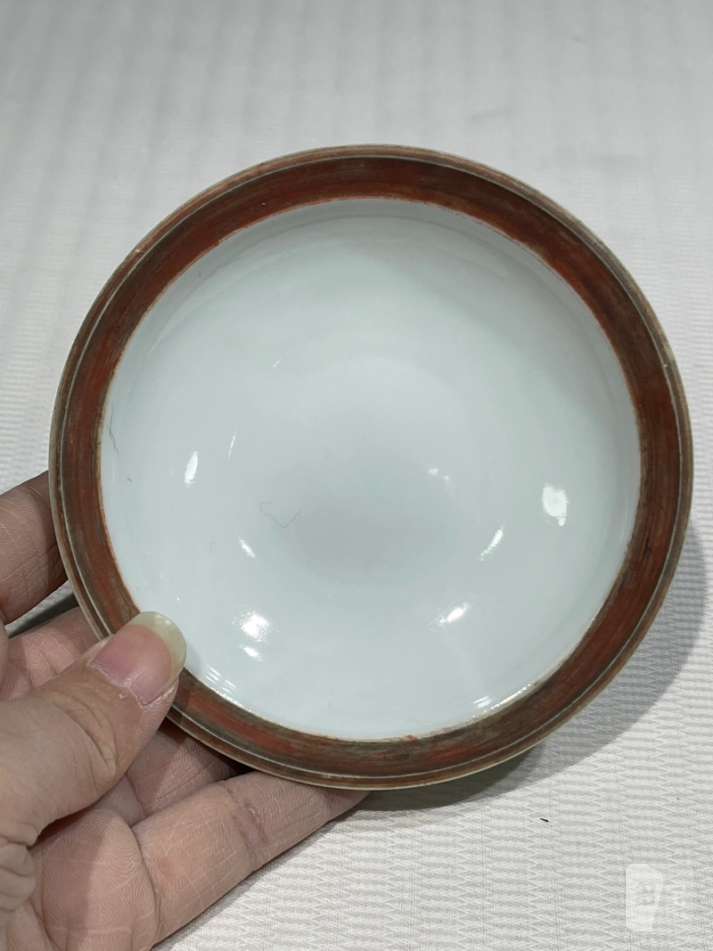 清代 粉彩文房瓷器一组十二件 - 图4